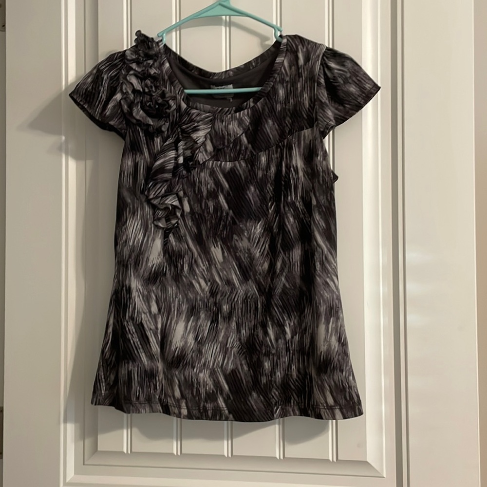 Patterned Dressy Blouse